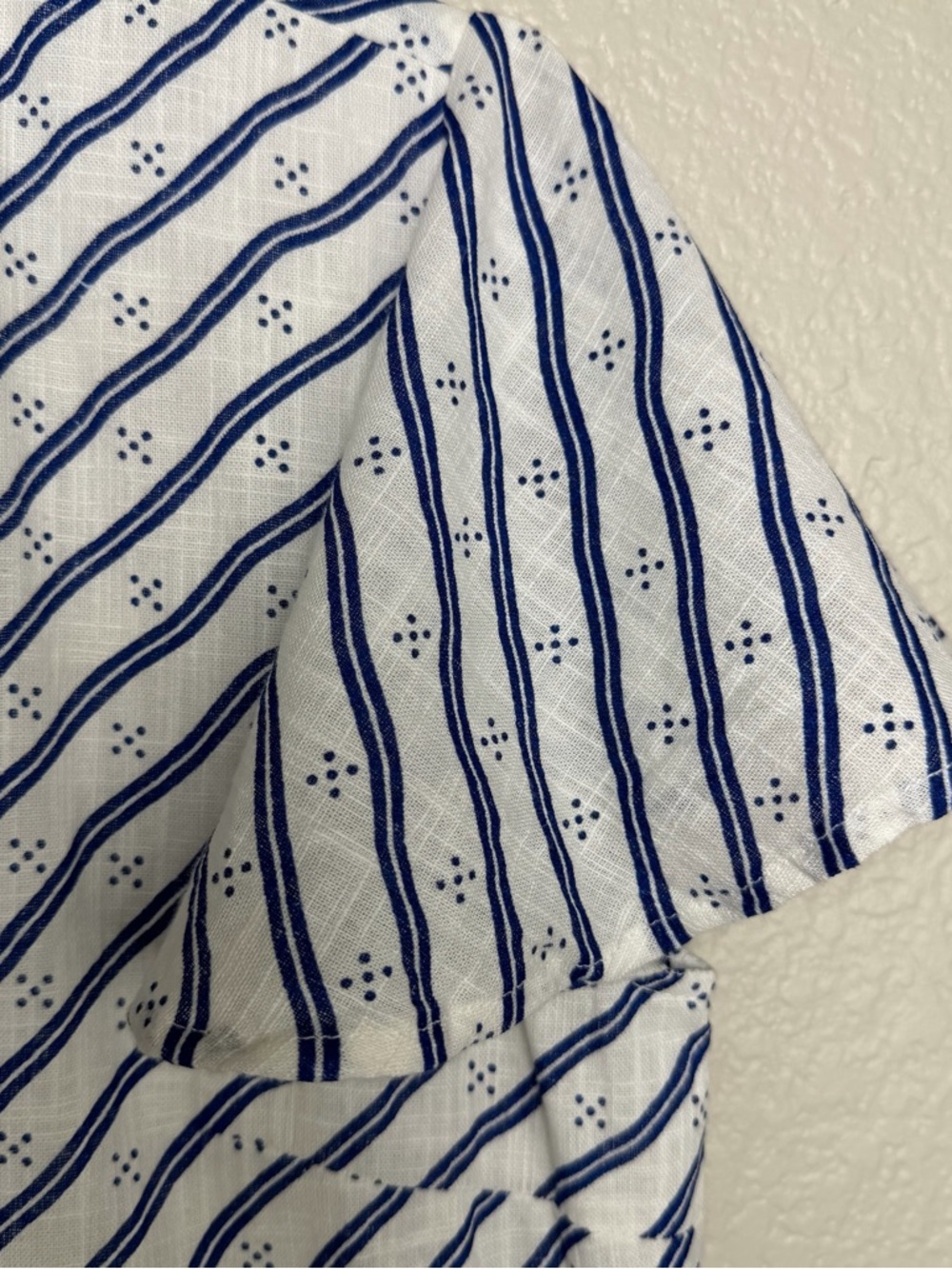 Oliphant Women’s V-Neck Dipsy Navy Long Tiered Maxi Summer Dress Size Small - Picture 5 of 11